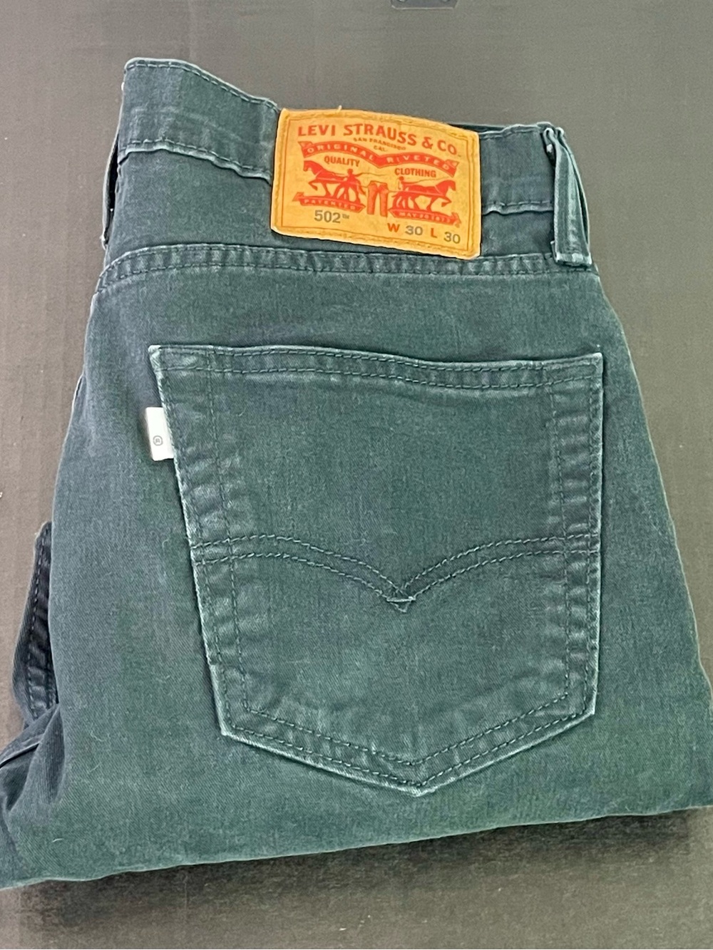 Levi Strauss & Co. 502 Dark Grey Jeans